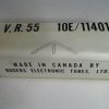 Valvola VR55 VR-55 Doppio Diodo-Triodo  ( Rogers ) NOS