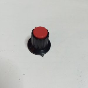 Manopola X Potenziometri Albero 6mm D 20mm – H 18mm coperchio rosso