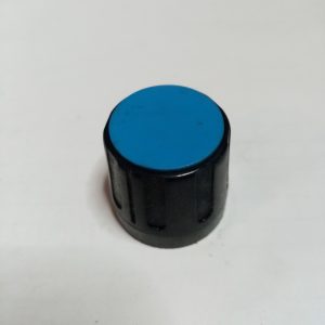 Manopola X Potenziometri Albero 6mm a Mandrino D23mm – H 22mm coperchio Blu