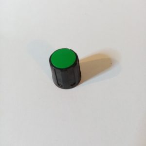 Manopola X Potenziometri Albero 6mm a Mandrino D15mm – H 17mm coperchio Verde