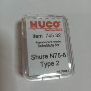 Puntina Giradischi HUCO 745 per Shure N75-6 Type 2