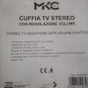 Cuffie a TV Stereo con Regolazione Volume