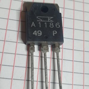 2SA1186 Transistor Silicon Si-PNP 150V 10A 100W TO-3P case NOS