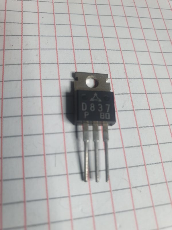 2SD837 Transistor Silicon Si-NPN 60V 4A 40W TO-220 case