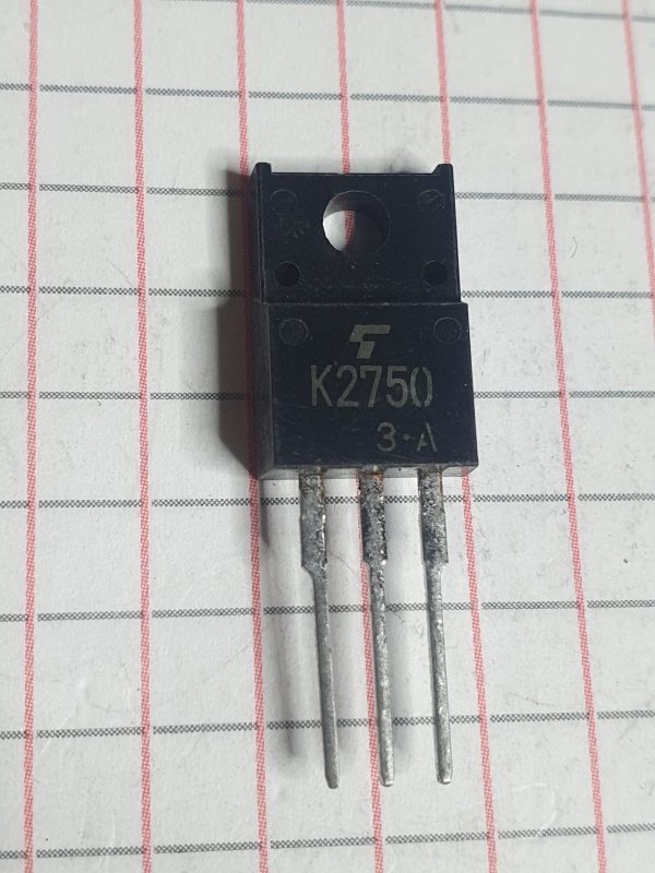 2SK2750 MOSFET N-CHANNEL 600V 3,5A 35W TO-220 case