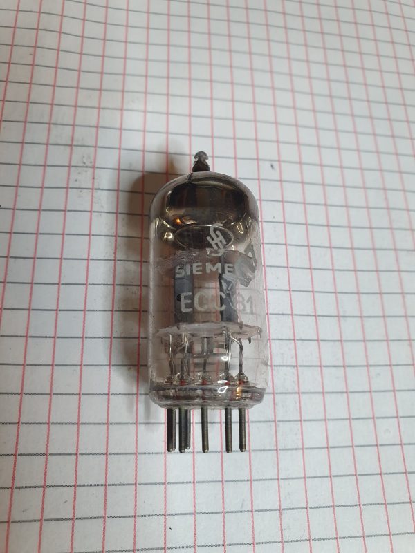 Valvola ECC81 Double  Triode Tube ( Siemens )