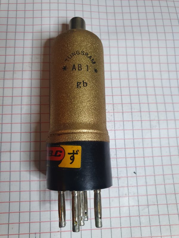 Valvola AB1  Doppio Diodo Detector ( Tungsram ) NOS