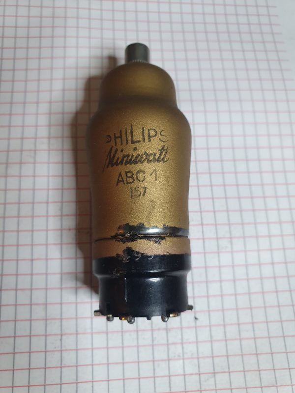 Valvola ABC1 WE37  Double Diode-Triode ( Philips )