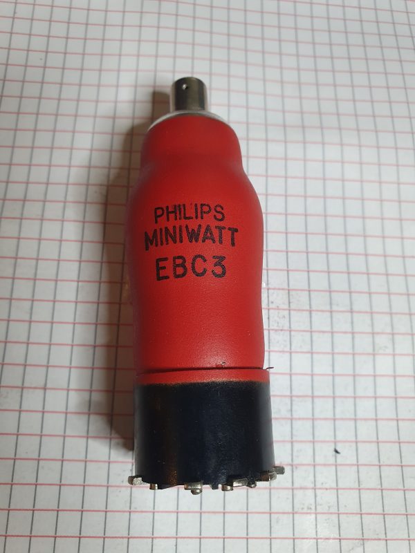 Valvola  EBC3  Double Diode-Triode ( Philips ) NOS