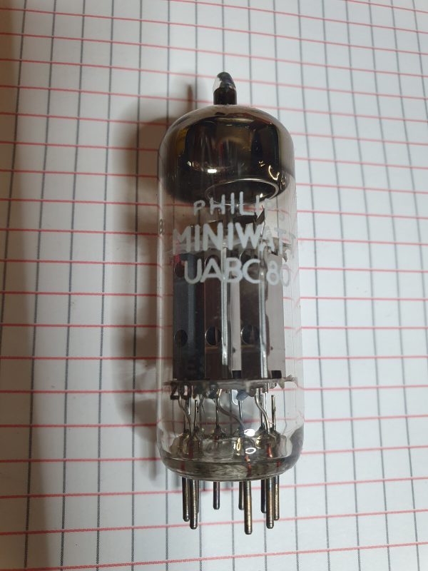 Valvola UABC80 Triplo Diodo-Triodo  ( Philips )
