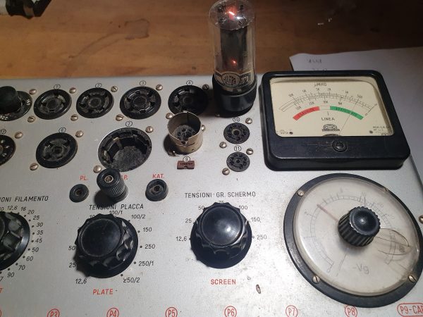 Valvola 6AX5GT  Rettificatrice Doppia Semionda Tube ( Fivre )