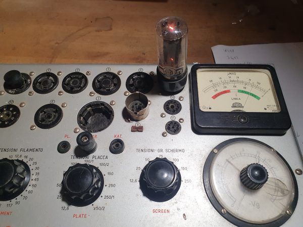 Valvola 6AX5GT  Rettificatrice Doppia Semionda Tube ( Fivre )