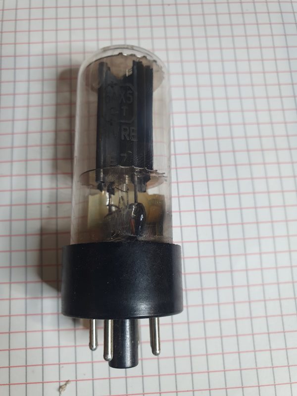 Valvola 6AX5GT  Rettificatrice Doppia Semionda Tube ( Fivre )