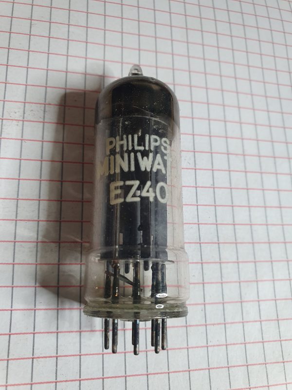 Valvola EZ40  Rettificatrice Doppia Semionda Tube ( Philips ) NOS