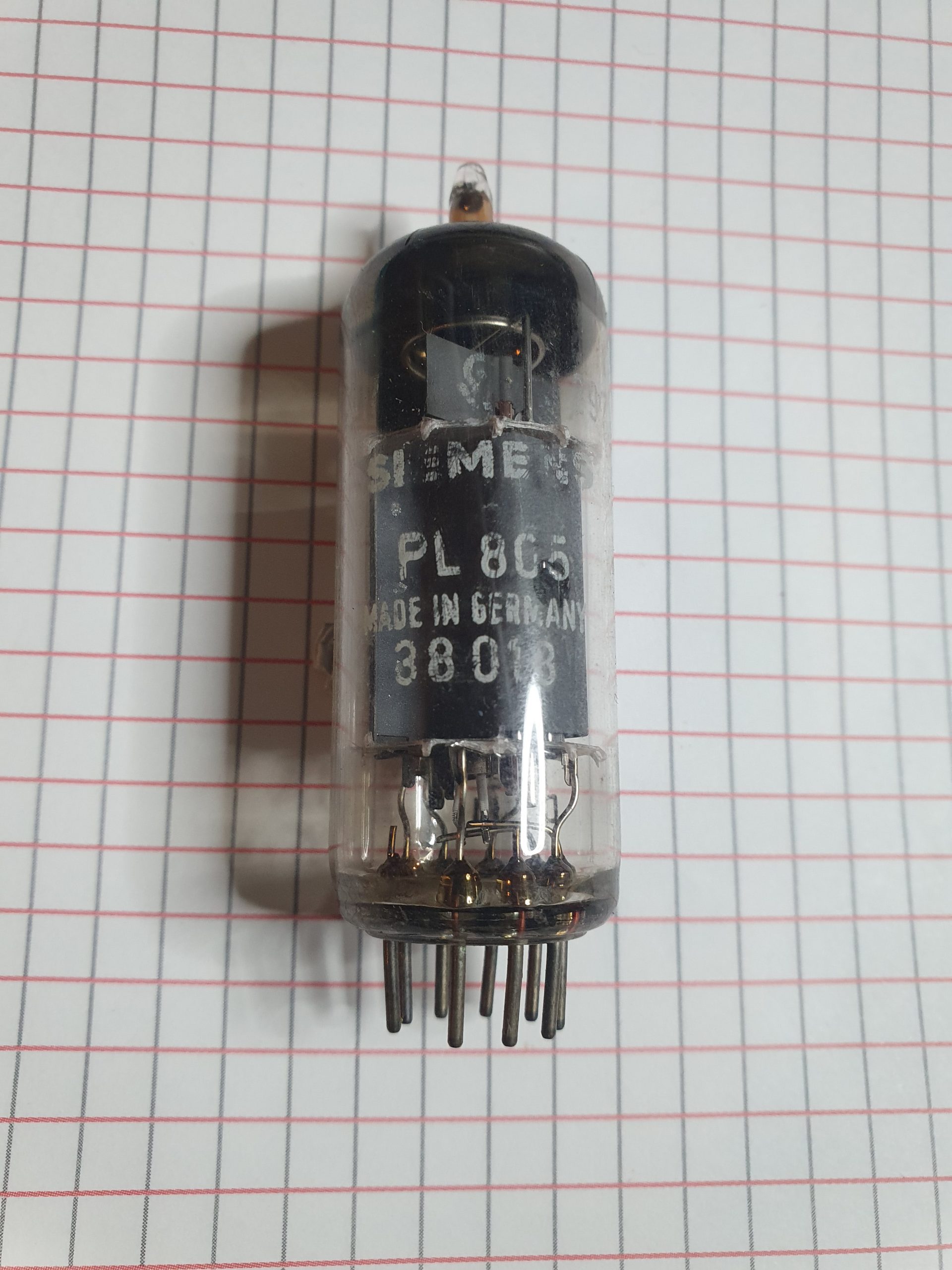 Valvola PL805 Tetrodo di Potenza a Fascio ( Siemens )