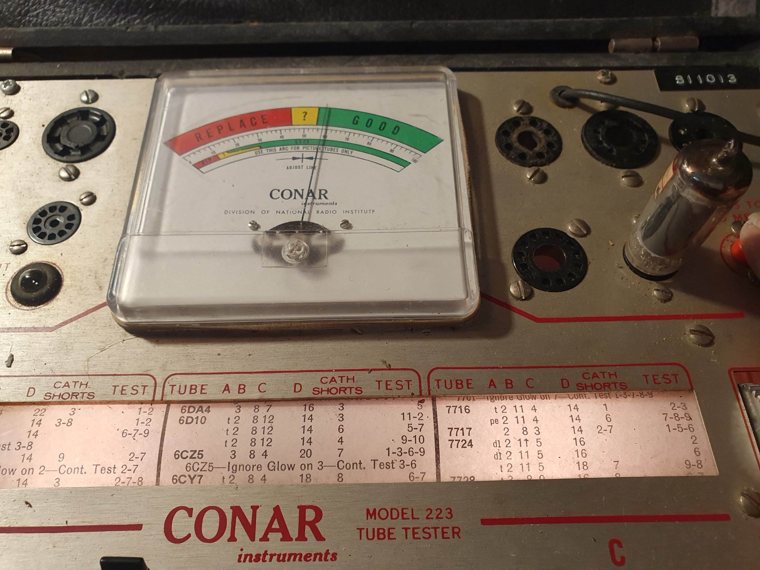 Valvola 6CZ5 Tetrodo di Potenza a Fascio RCA