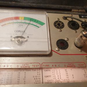 Valvola 12AT7 Double  Triode Tube ( General Electric )