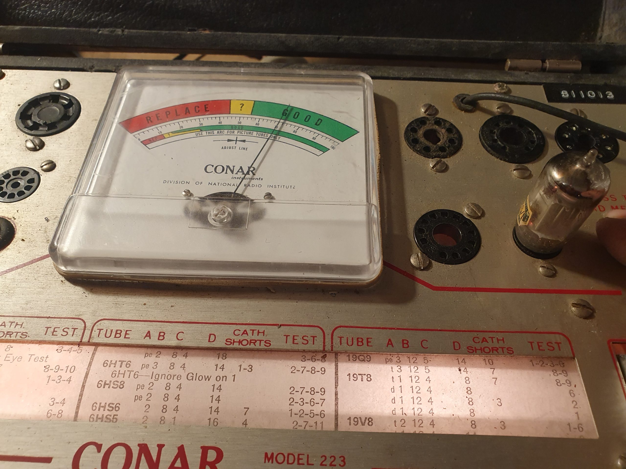Valvola 19T8 Triple Diode – Triode Tube ( Fivre )