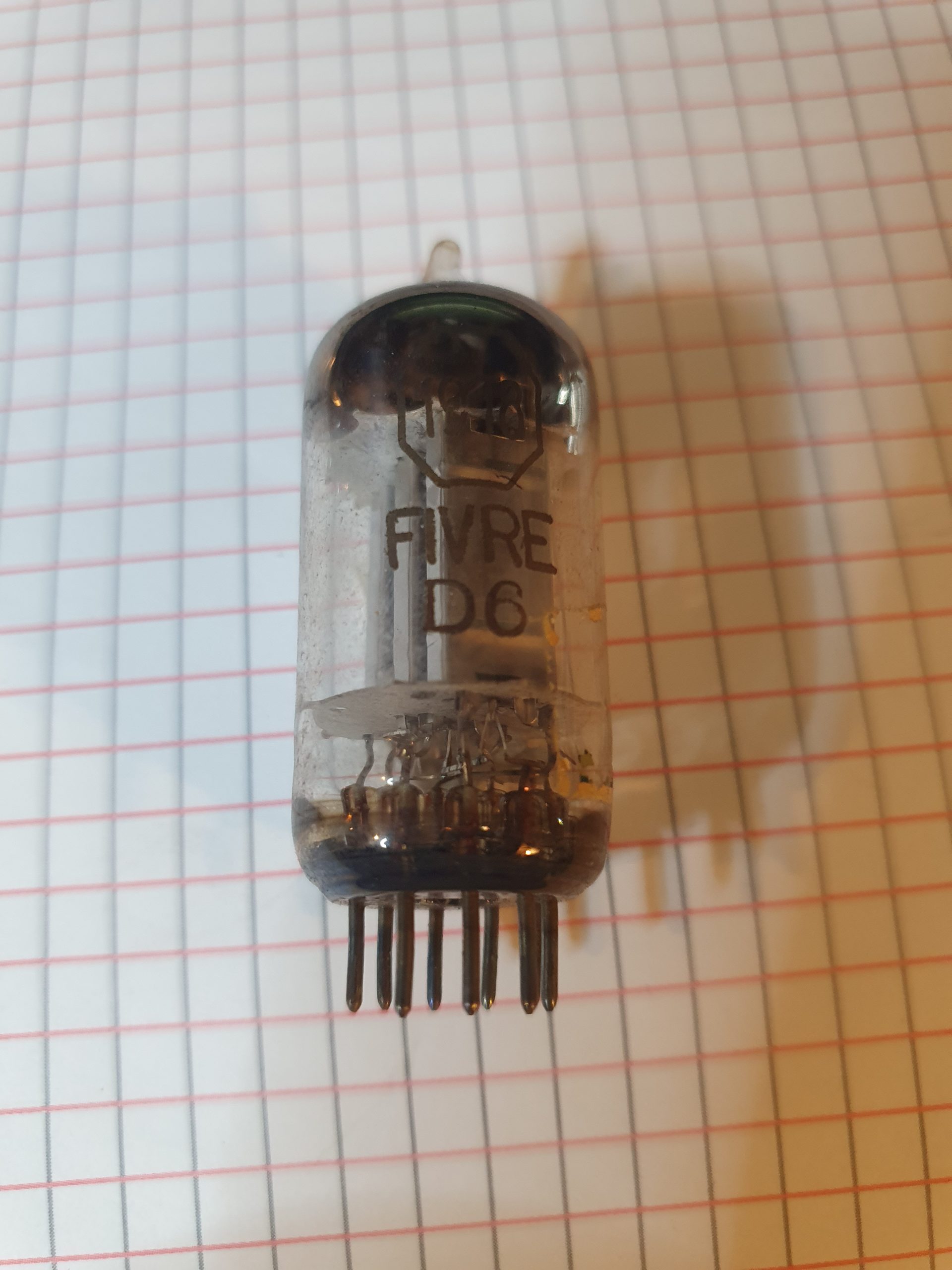 Valvola 19T8 Triple Diode – Triode Tube ( Fivre )