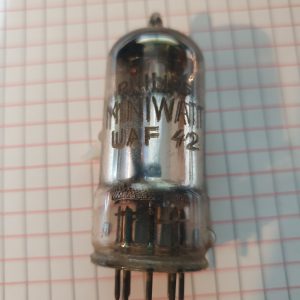 Valvola UAF42  Diode – Pentode Tube ( Philips )