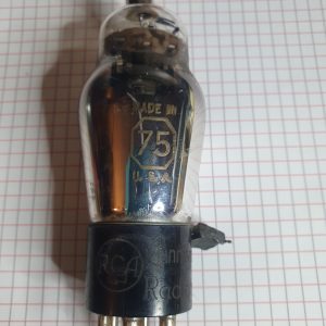 Valvola 75 Double Diode – Triode Tube Tunningham (RCA )