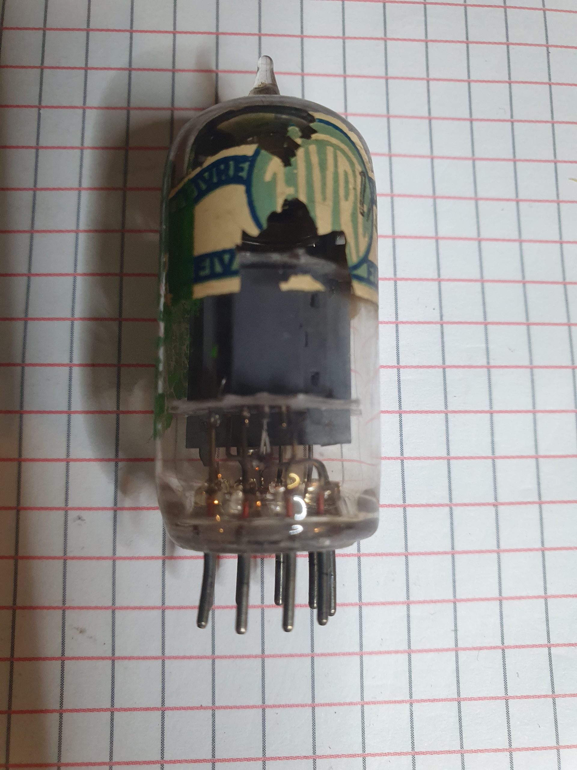 Valvola 6EAQ8 / ECC85 Doppio Triodo ( Fivre )